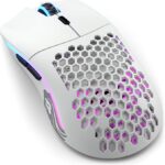 Glorious Model O Minus Wireless – Matte White Lightweight Gaming Mouse
