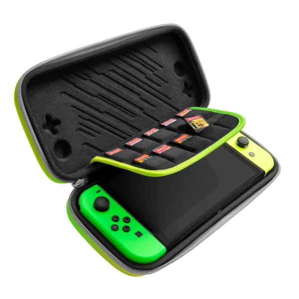Tomtoc FancyCase A05 Nintendo Switch Slim Case – Neon Green - Image 4