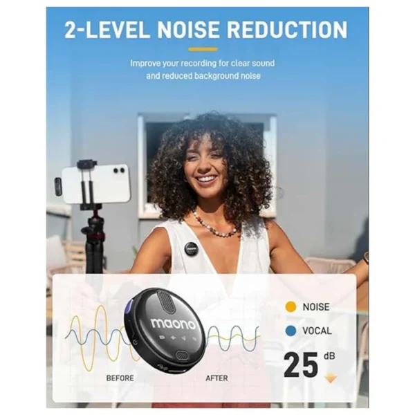 Maonocaster WM620PC2 Wireless Microphone System – Black - Image 2