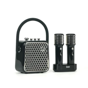 Divoom SongBird SE | Portable Karaoke Speaker with Dual Microphones - Black