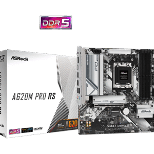 ASRock A620M Pro RS | AMD 600 Series Micro-ATX Motherboard with DDR5 & PCIe 4.0