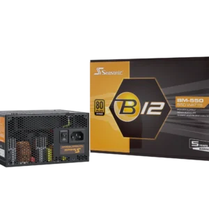 Seasonic B12 BM-550 – 550W 80 Plus Bronze Semi-Modular Power Supply – Black