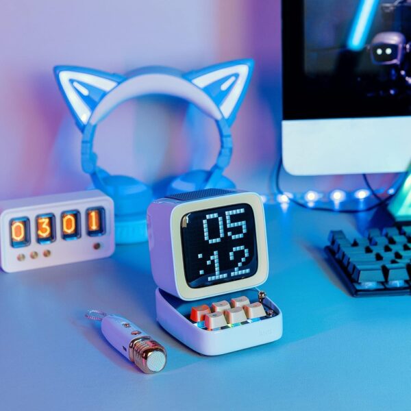 Divoom DitooMic Pixel Art Karaoke Speaker - Blue - Image 3