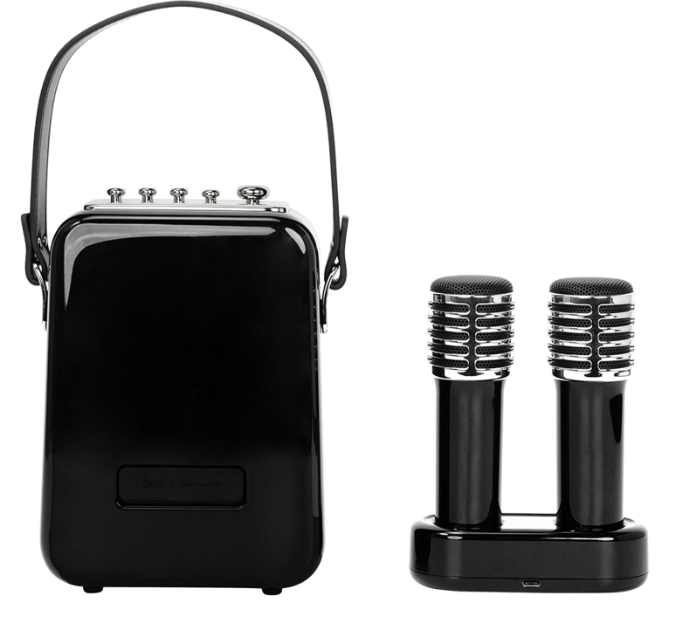 Divoom SongBird SE | Portable Karaoke Speaker with Dual Microphones - Black - Image 3