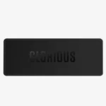 Glorious Keyboard Mat 65% – Stitched Black | Premium Desk Mat for Compact Keyboards