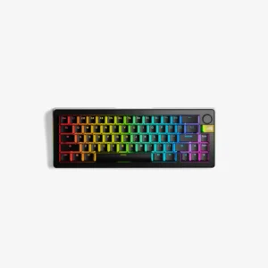 Glorious GMMK 3 HE 65% Prebuilt Wired Keyboard – Black (US Layout) | Hall Effect Magnetic Switch Mechanical Keyboard