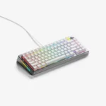 Glorious GMMK 3 HE 75% Prebuilt Wired Keyboard – White (Arabic Layout) | Hall Effect Magnetic Switch Mechanical Keyboard