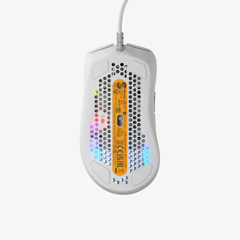 Glorious Model D 2 Wired Gaming Mouse – White | Ergonomic Ultra-Lightweight Precision - Image 2