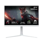 GAMEON GOAP24FHD380IPS Arctic Pro 24" FHD Gaming Monitor – 380Hz, 0.5ms MPRT, Fast IPS, HDMI 2.1, PS5 Support – White