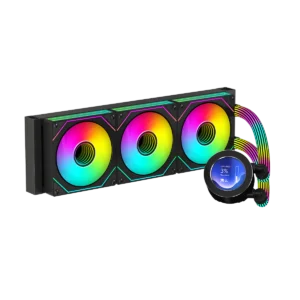 GAMEON Kraken N360 Liquid CPU Cooler – Black, RGB, High-Speed Pump, Durable Teflon Tubing