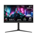 GAMEON GOM27QHD180IPS Midnight Pro Series 27" QHD Gaming Monitor – 180Hz, 0.3ms, Fast IPS, PS5 Support – Black