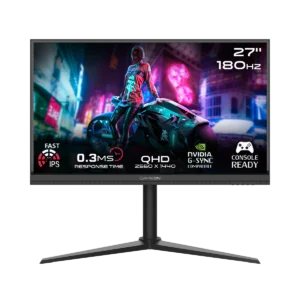 GAMEON GOM27QHD180IPS Midnight Pro Series 27" QHD Gaming Monitor – 180Hz, 0.3ms, Fast IPS, PS5 Support – Black