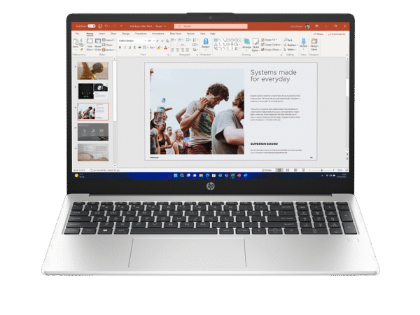 HP 255 G10 15.6" Laptop | AMD Ryzen 7 7730U | 16GB RAM | 512GB SSD | FHD Display | DOS | Turbo Silver | English Keyboard