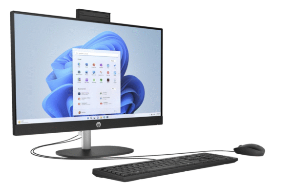 HP AIO 24-CR0253NH 23.8" All-in-One PC | Intel Core i5-1335U | 16GB RAM | 512GB SSD | FHD Non-Touch | DOS | Black | English Keyboard - Image 3