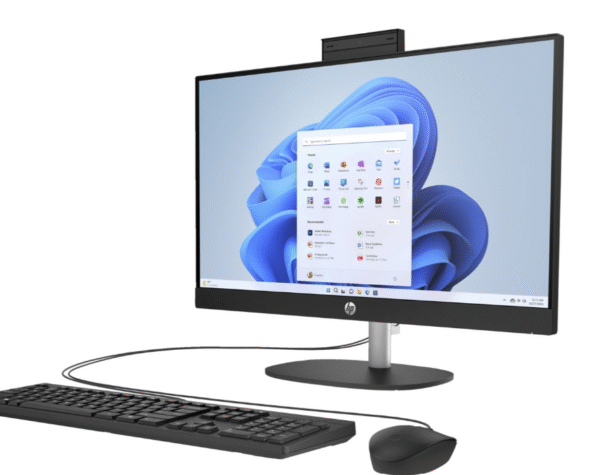 HP AIO 24-CR0253NH 23.8" All-in-One PC | Intel Core i5-1335U | 16GB RAM | 512GB SSD | FHD Non-Touch | DOS | Black | English Keyboard - Image 2