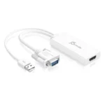 VGA to HDMI™ Video Audio Adapter – Convert VGA Signals to HDMI with Audio Support
