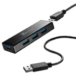 USB 3.0 4-Port Mini HUB – Expand Connectivity for Laptops & Devices (EU/UK)