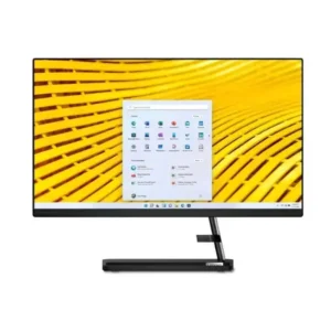 Lenovo AIO 3 23.8" All-in-One PC | Intel Core i7-13620H | 8GB RAM | 512GB SSD | DOS | Black | Arabic Keyboard