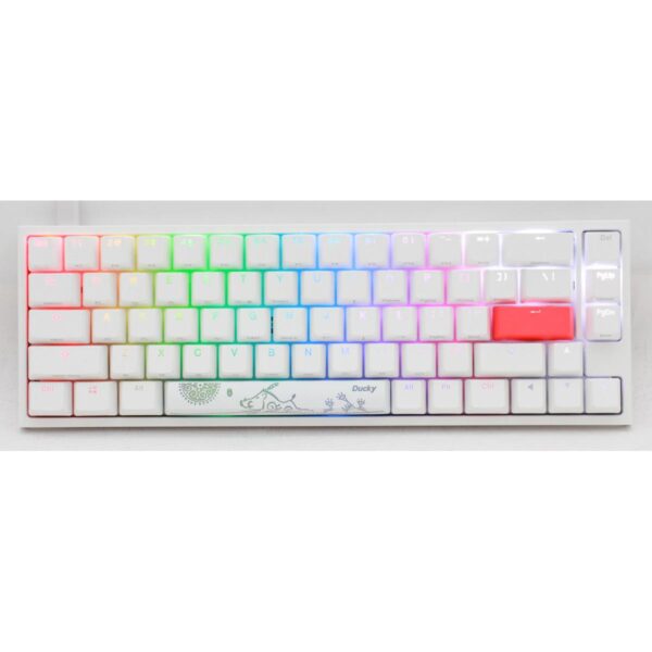 Ducky One 2 Mini – 60% RGB Mechanical Gaming Keyboard, Cherry MX Red Switches