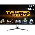 Twisted Minds 32inch QHD 165Hz 1ms VA Flat HDR Gaming Monitor