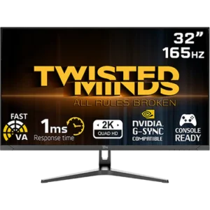 Twisted Minds 32inch QHD 165Hz 1ms VA Flat HDR Gaming Monitor