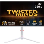 Twisted Minds Frost Series 27" FHD 360Hz 0.5ms Fast IPS HDMI 2.1 Gaming Monitor - White