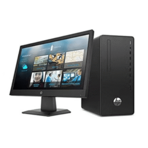 HP Desktop 290 G9 MT | Intel Core i3-12100 | 8GB RAM | 256GB SSD | No DVD | DOS | English Keyboard + 19.5" P204v Monitor