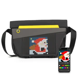 Divoom Slingbag-V | Customizable Pixel Art LED Crossbody Bag - Black