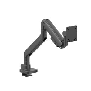 SilverStone SST-ARM15B Heavy Duty Monitor Arm – 57” Gas Spring, Fully Adjustable