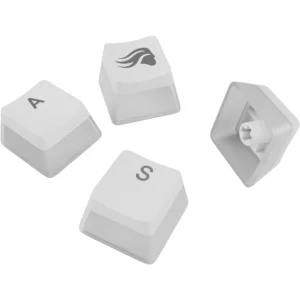 Glorious Aura V3 Keycaps – White US Layout | Retail Mechanical Keyboard Keycaps