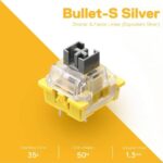 Redragon BULLET-S Mechanical Switch – 24-Pack High-Performance Keyboard Switches