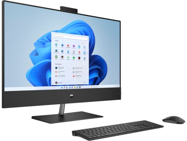 HP AIO Pavilion 32-B1025NH 31.5" All-in-One PC | Intel Core i7-13700T | 16GB RAM | 1TB SSD | QHD Non-Touch | DOS | Black | English Keyboard