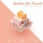 Redragon BULLET-QL Mechanical Switch – 24-Pack High-Performance Keyboard Switches
