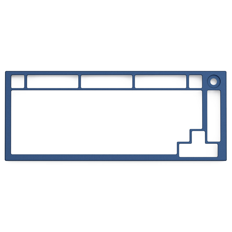 Glorious GMMK Pro 75% Alternative Top Frame – Navy Blue | Custom Mechanical Keyboard Upgrade