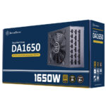 SilverStone DA1650 Gold – 1650W ATX Power Supply, 80 PLUS Gold, Fully Modular