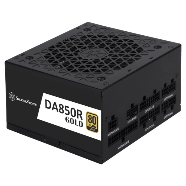 SilverStone DA850R Gold – 850W ATX 3.0/3.1 Power Supply, 80 PLUS Gold, Fully Modular, PCIe 5 Ready - Image 2