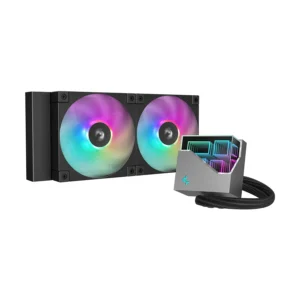 DEEPCOOL LT240 A-RGB Liquid CPU Cooler – 240mm Radiator with Infinity Mirror Pump Design