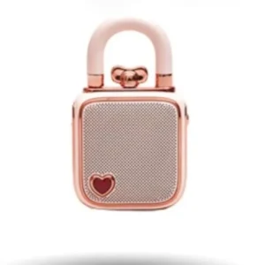 Divoom LoveLock Heart-Shaped Bluetooth Speaker - Pink