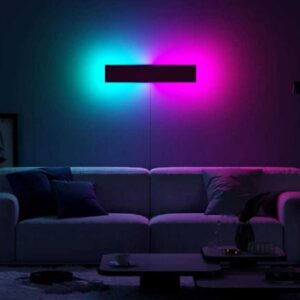 RGB LED Wall Lamp with Remote Control | Color Changing Mood Light | Model 745608