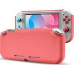 Tomtoc Nintendo Switch Lite Liquid Silicone Case – Coral Red