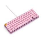 Glorious GMMK V2 65% Barebones Mechanical Keyboard – Pink | Hot-Swappable Compact Gaming Keyboard