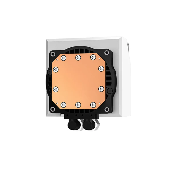 DEEPCOOL LT240 A-RGB White Liquid CPU Cooler – 240mm Radiator with Infinity Mirror Pump Design - Image 2