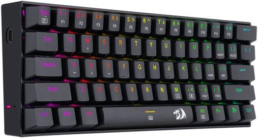 Redragon K630RGB Dragonborn Wired Mechanical Gaming Keyboard – Black, Red Switch, RGB Backlight - Image 4