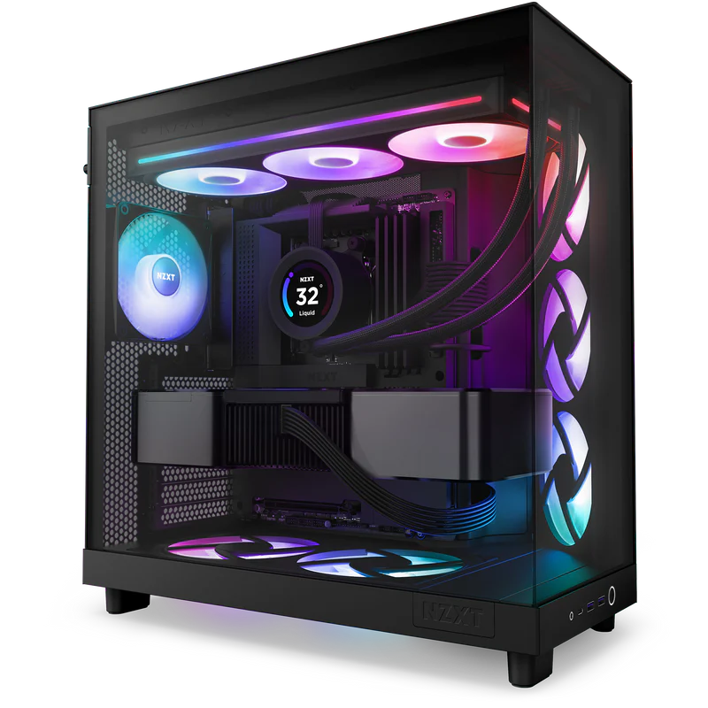 F360 RGB Core Fan – Single Frame 360mm Cooling Fan (Black) - Image 4