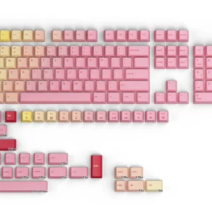 Glorious GPBT Keycaps – Pink Grapefruit | Custom Mechanical Keyboard Keycaps