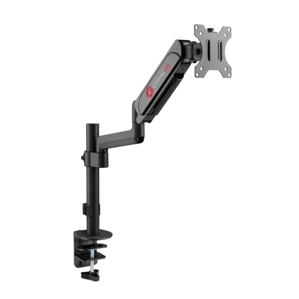 GAMEON GO-3363 Pole-Mounted Gas Spring Single Monitor Arm – Black, Adjustable Stand for 17"–32" Screens - Image 3