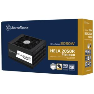 SilverStone HELA 2050R Platinum – 2050W ATX 3.0/3.1 Power Supply, Cybenetics Platinum, Fully Modular, PCIe 5 Ready