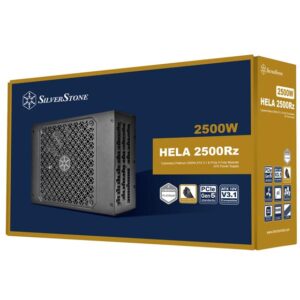 SilverStone HELA 2500Rz – 2500W ATX 3.1 Power Supply, Cybenetics Platinum, Fully Modular, PCIe 5 Ready