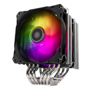 SilverStone Hydrogon D120 ARGB Dual-Tower CPU Cooler with 6 Heat Pipes & Dual 120mm ARGB Fans