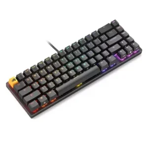 Glorious GMMK 2 65% Prebuilt Mechanical Keyboard – Black | ANSI Arabic Layout | Hot-Swappable RGB Gaming Keyboard